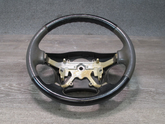 99-01 Isuzu Vehicross Leather Steering Black & Gray OEM