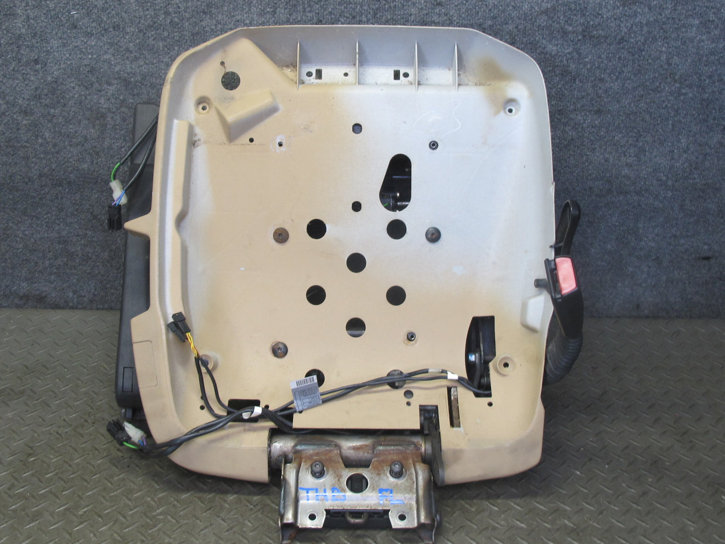96-99 BMW E36 328iC Convertible Front Left Seat Lower Frame Track Rail Motor OEM