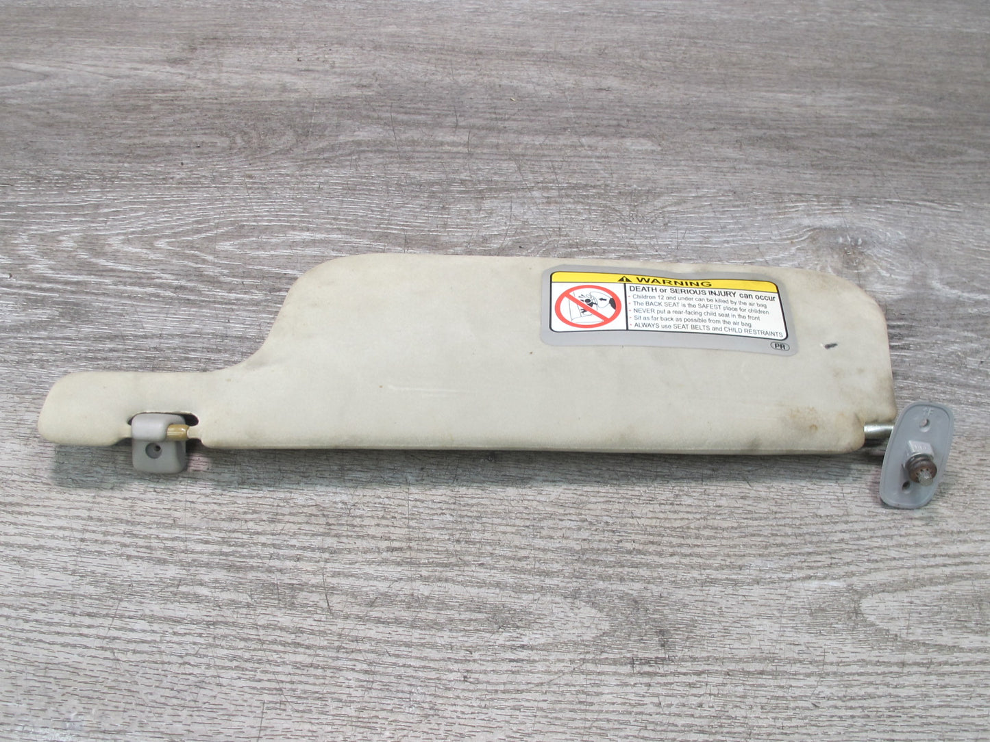99-01 Isuzu Vehicross Right Passenger Sun Visor w Mirror OEM