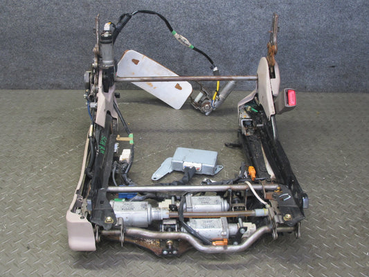 95-00 Lexus SC300 SC400 Front Right Seat Lower Frame Track Rail w Motors OEM