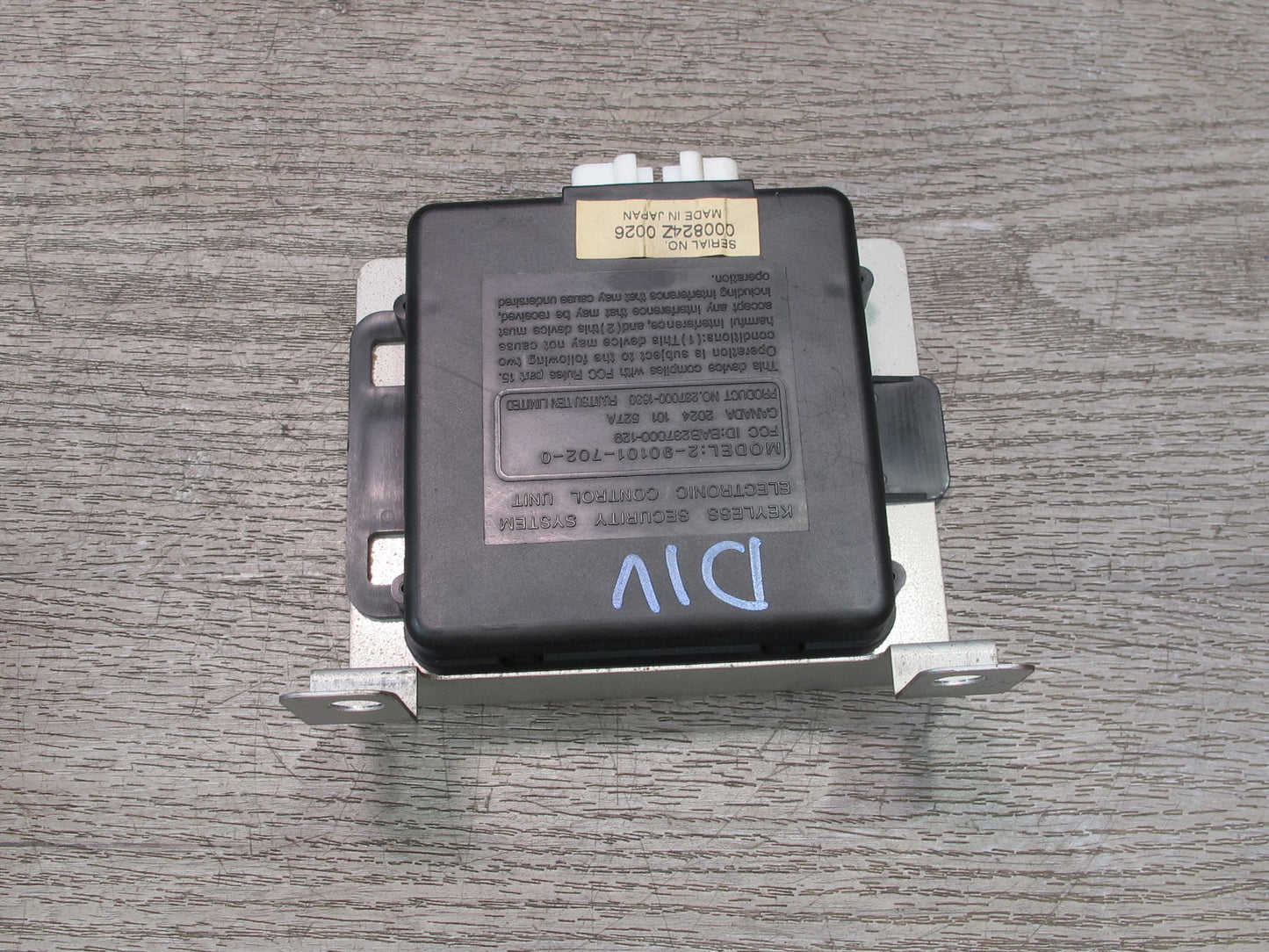99-01 Isuzu Vehicross Keyless Entry Control Module Unit OEM