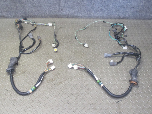 99-01 Isuzu Vehicross Set of 2 Front Left & Right Door Wire Wiring Harness OEM