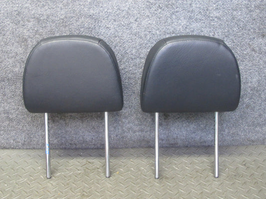 99-01 Isuzu Vehicross Set of 2 Front Seat Left Right Leather Headrest Black OEM
