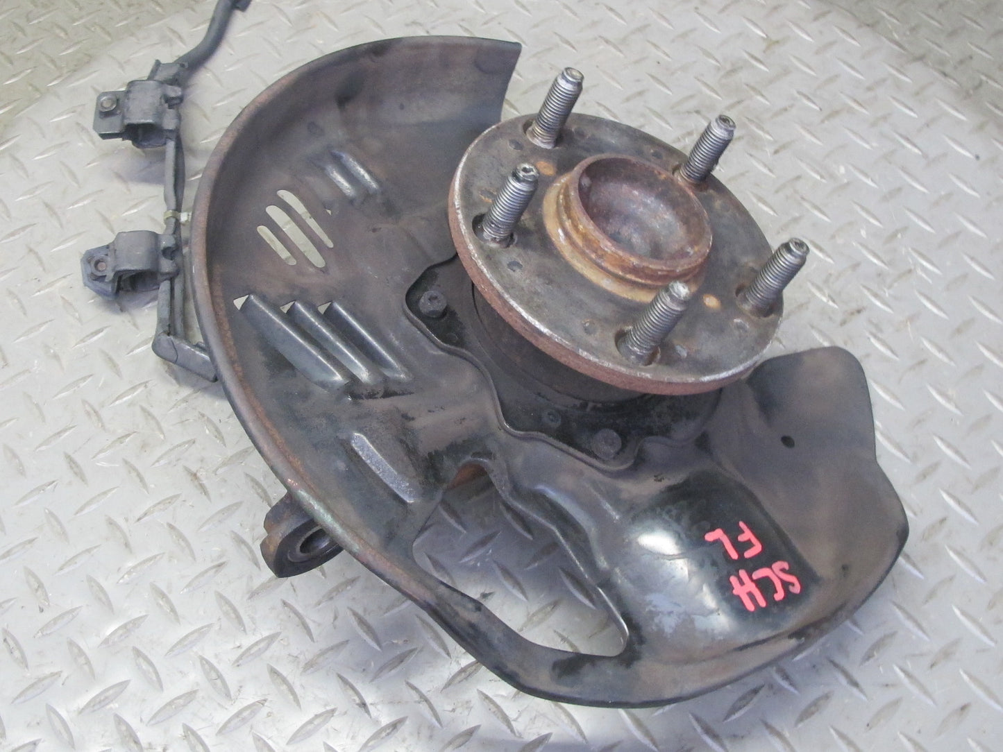 92-00 Lexus UZZ30L SC300 SC400 RWD Front Left Spindle Knuckle Wheel Hub OEM
