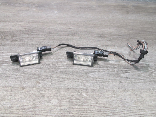 94-99 BMW E36 325iC 328iC Set of 2 Rear Trunk Lid License Plate Light Lamp OEM