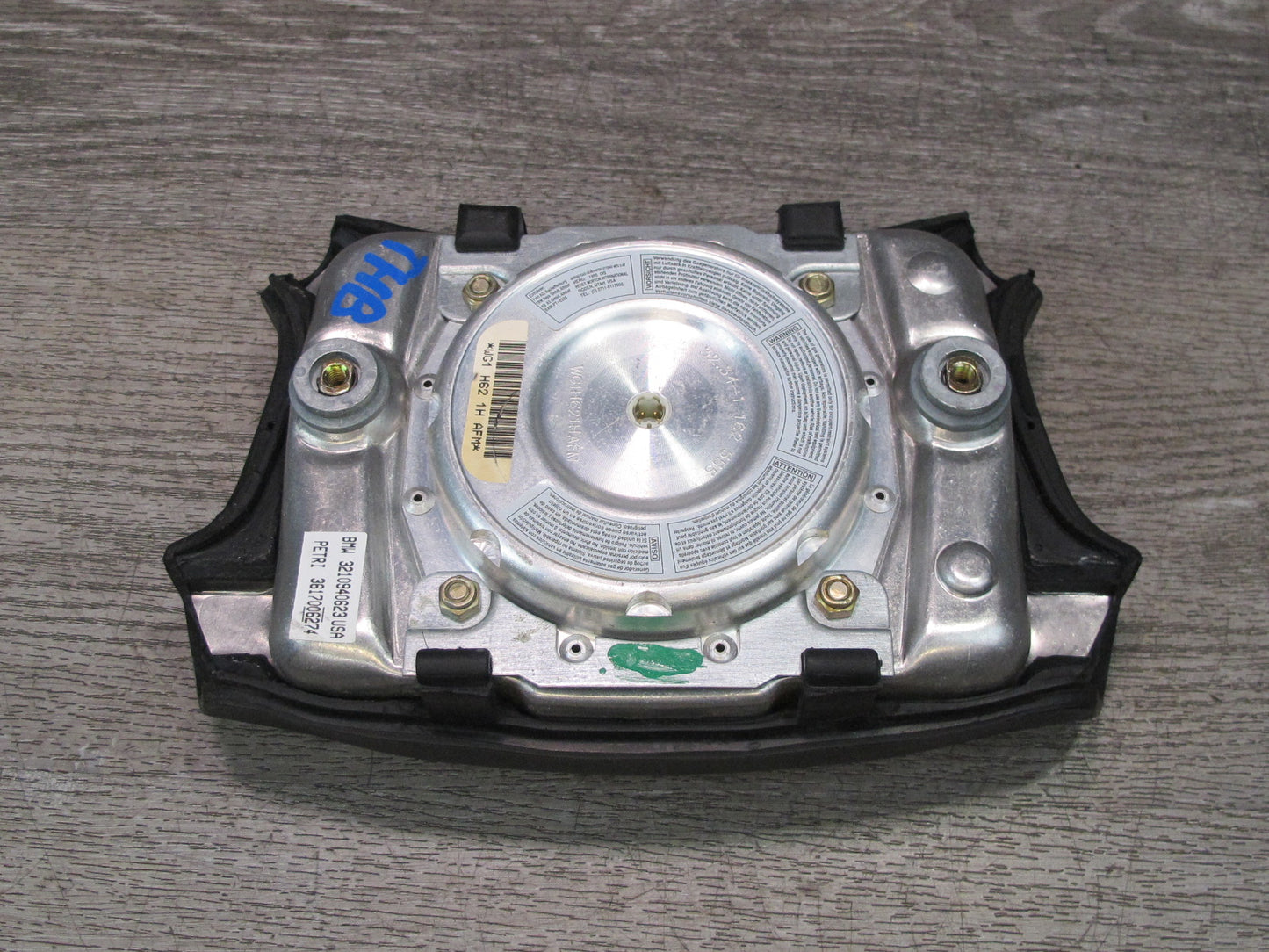 96-98 BMW E36 3-SERIES CONVERTIBLE FRONT LEFT DRIVER SIDE STEERING WHEEL SRS AIRBAG OEM