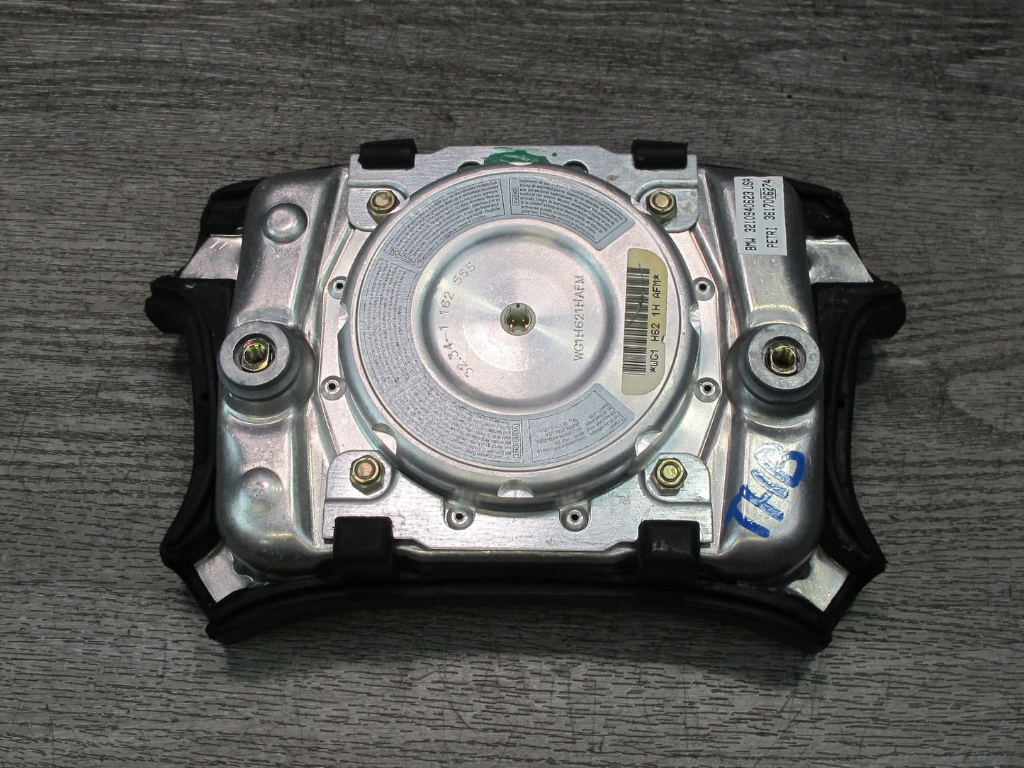 96-98 BMW E36 3-SERIES CONVERTIBLE FRONT LEFT DRIVER SIDE STEERING WHEEL SRS AIRBAG OEM