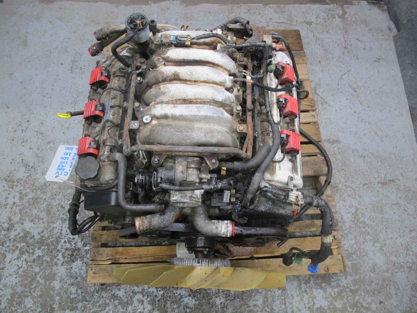 99-01 Isuzu Vehicross 3.5L 6VE1 VIN X 8th Complete Engine Motor 130K Miles