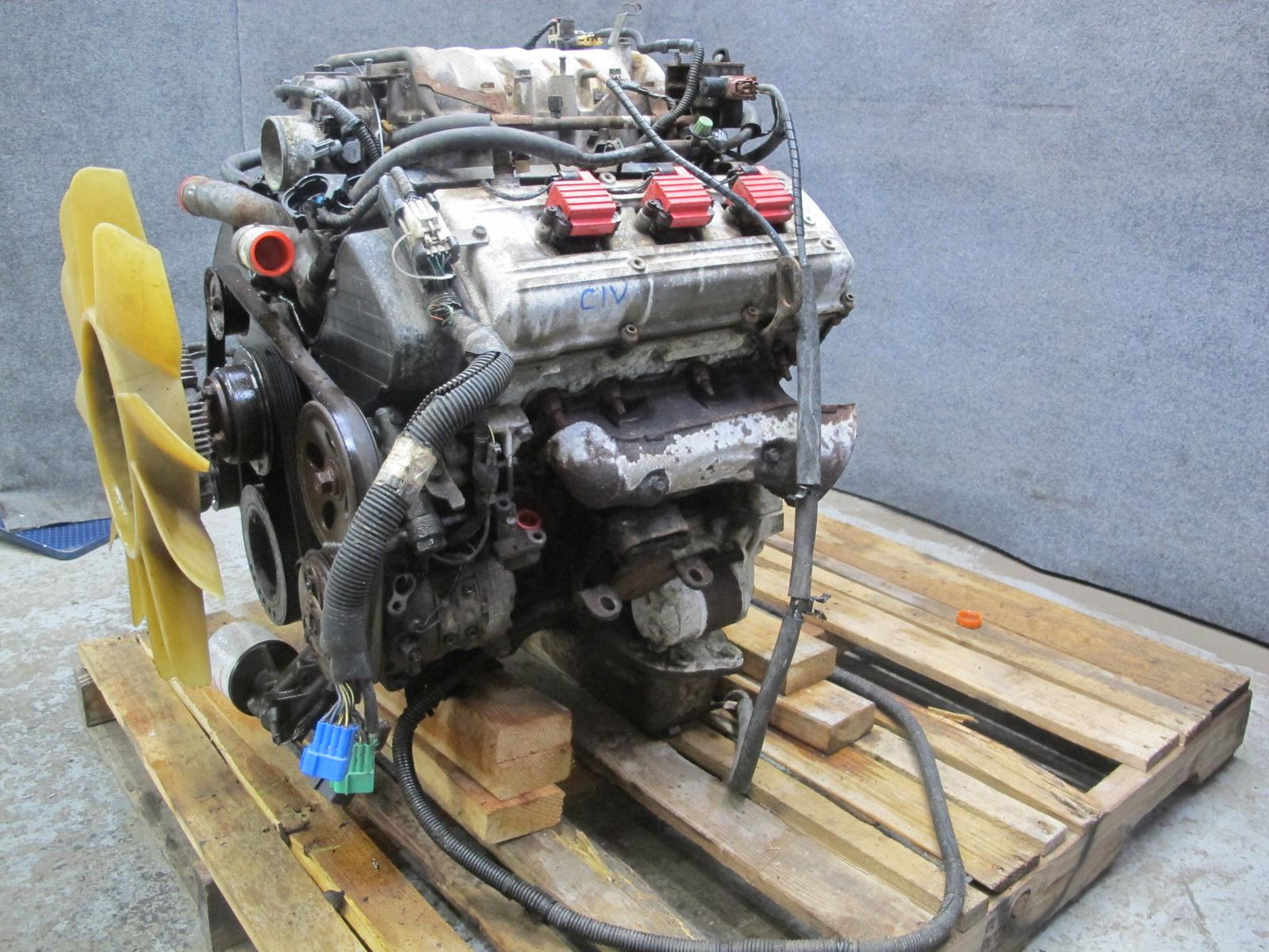 99-01 Isuzu Vehicross 3.5L 6VE1 VIN X 8th Complete Engine Motor 130K Miles