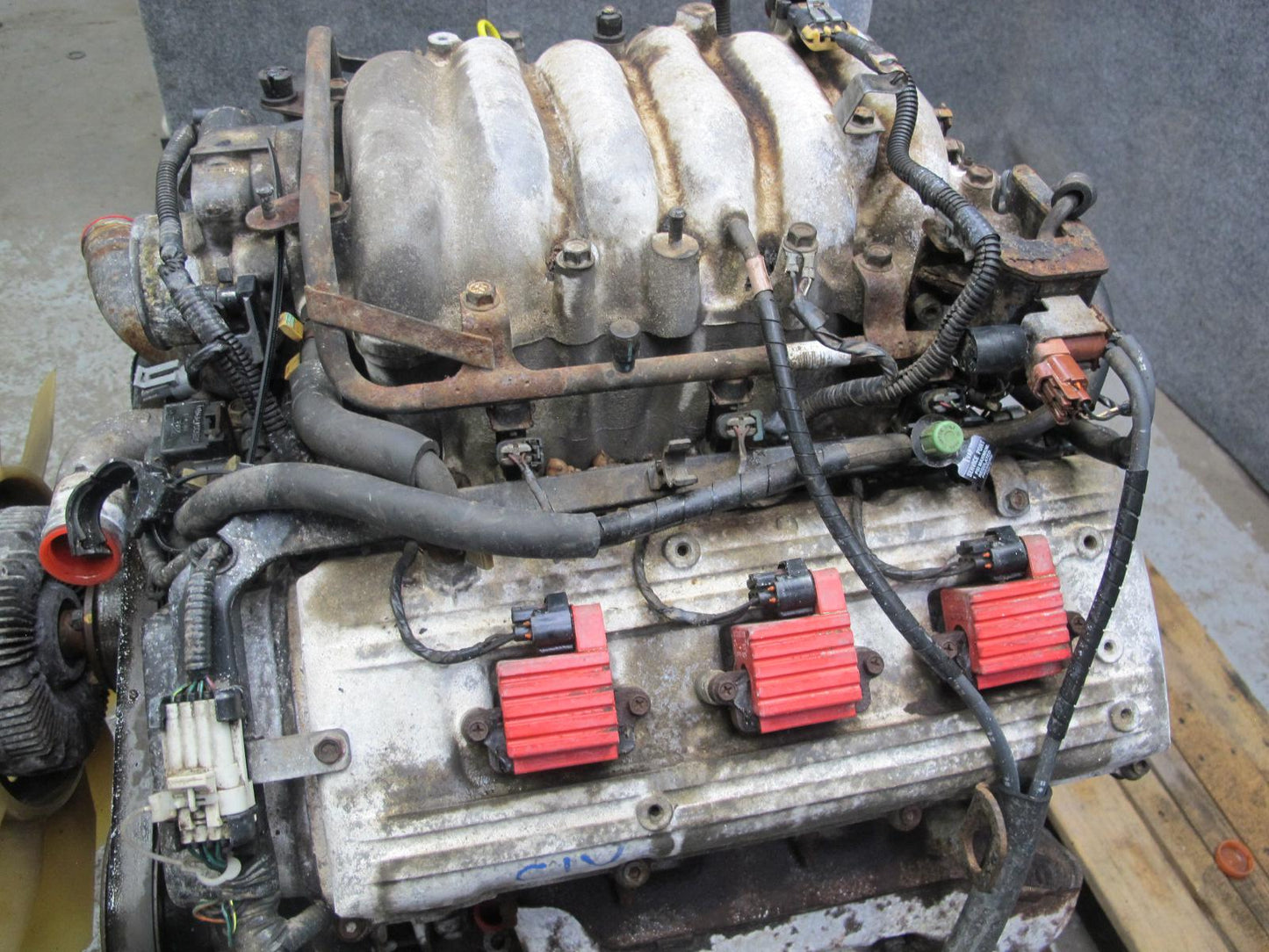 99-01 Isuzu Vehicross 3.5L 6VE1 VIN X 8th Complete Engine Motor 130K Miles