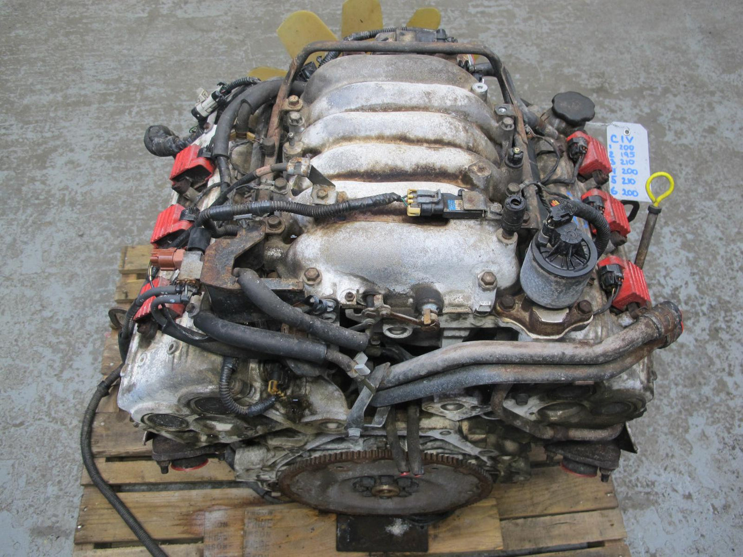 99-01 Isuzu Vehicross 3.5L 6VE1 VIN X 8th Complete Engine Motor 130K Miles