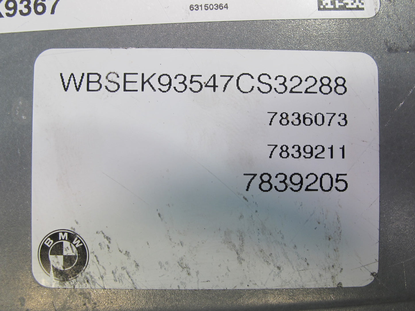 2007 BMW E63 E64 M6 5.0L S85 Engine ECU DME CAS3 Lock KEY Reader Set