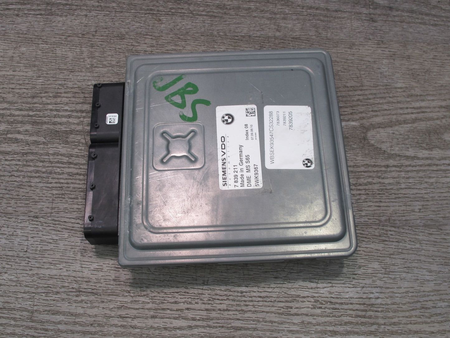 2007 BMW E63 E64 M6 5.0L S85 Engine ECU DME CAS3 Lock KEY Reader Set