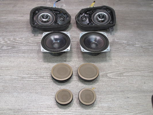 96-97 BMW E36 328iC Convertible Set of 8 Front & Rear MID Range Tweeter Speaker