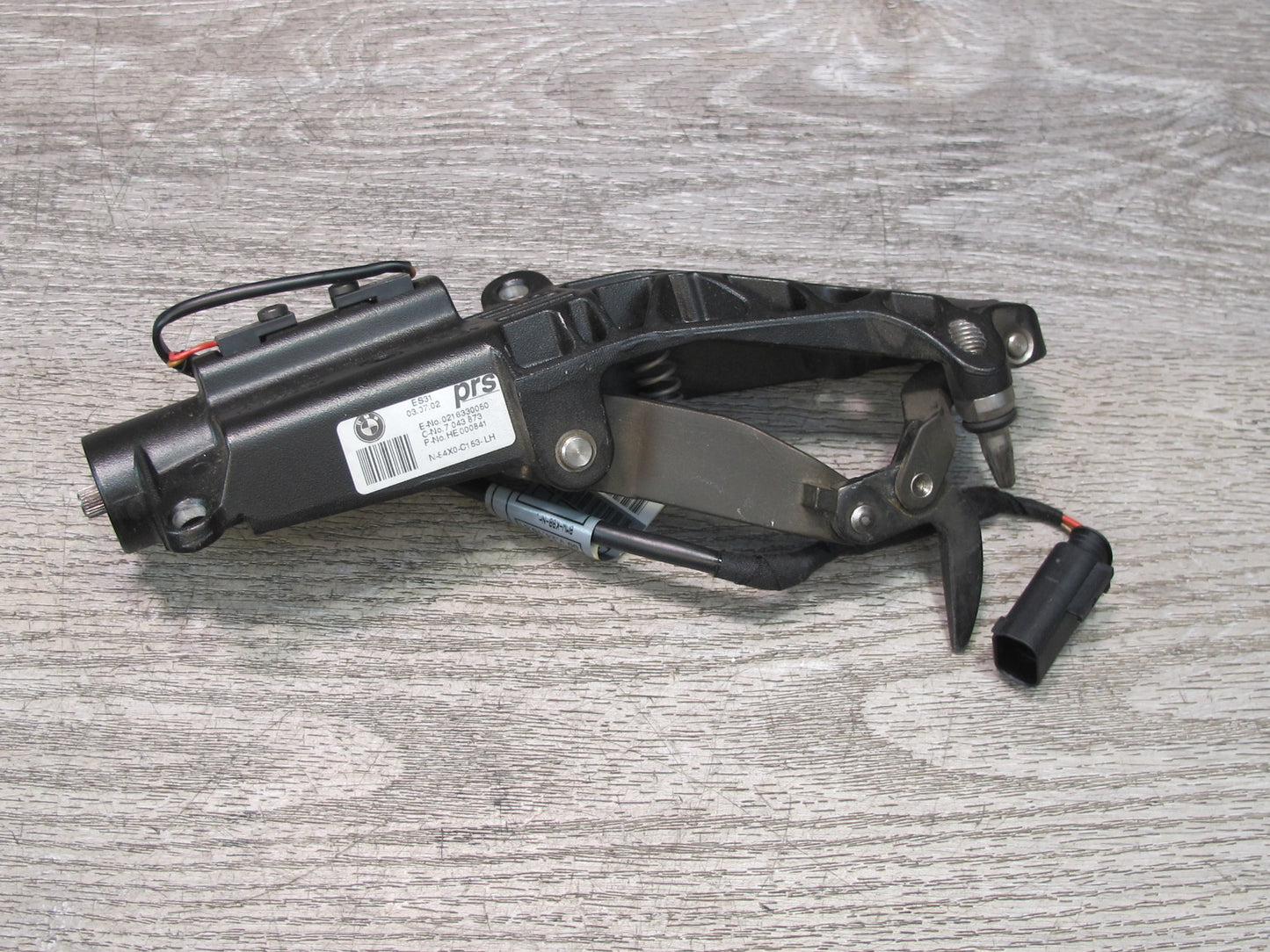 03-08 BMW E85 Z4 Roadster TOP Roof Motor w Lock Latches & Drive Links Set OEM