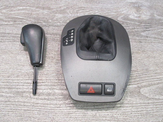 03-04 BMW E85 Z4 Convertible A/T Center Console Shifter Trim w Boot & Knob OEM