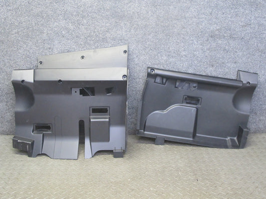 03-08 BMW E85 Z4 Under Dash Front Left & Right Trim Cover Panel Set of 2