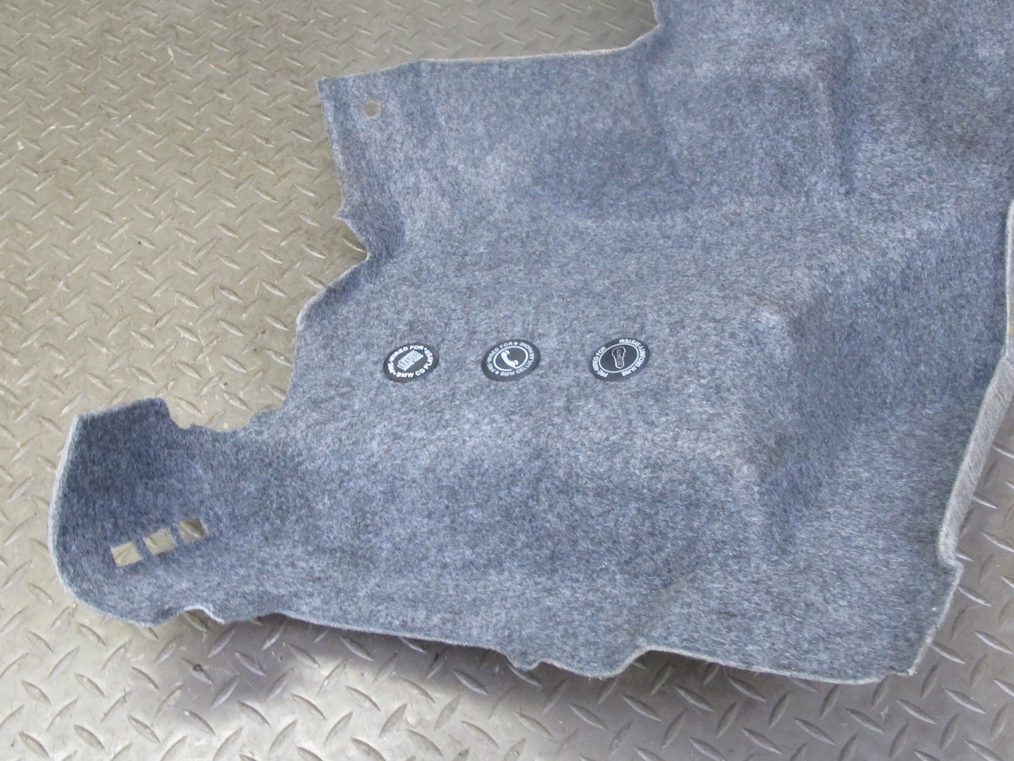 94-99 BMW E36 328iC Convertible Set of 2 Rear Trunk Carpet Liner Trim Panel OEM