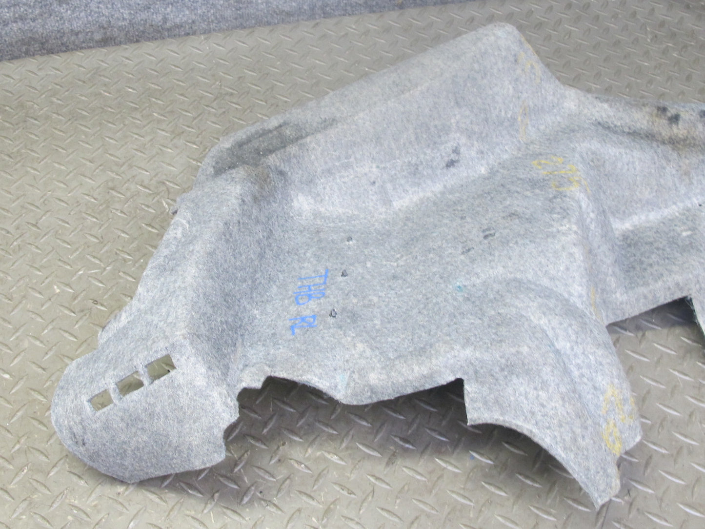 94-99 BMW E36 328iC Convertible Set of 2 Rear Trunk Carpet Liner Trim Panel OEM
