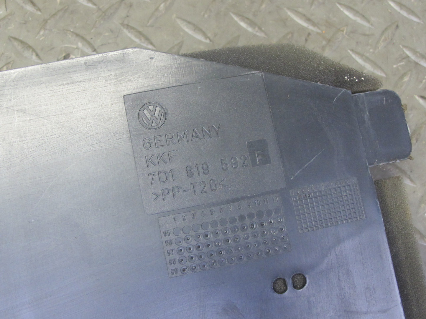 99-03 VW Eurovan T4 Front Right Under Dash Trim Cover Panel 7D1819592F OEM