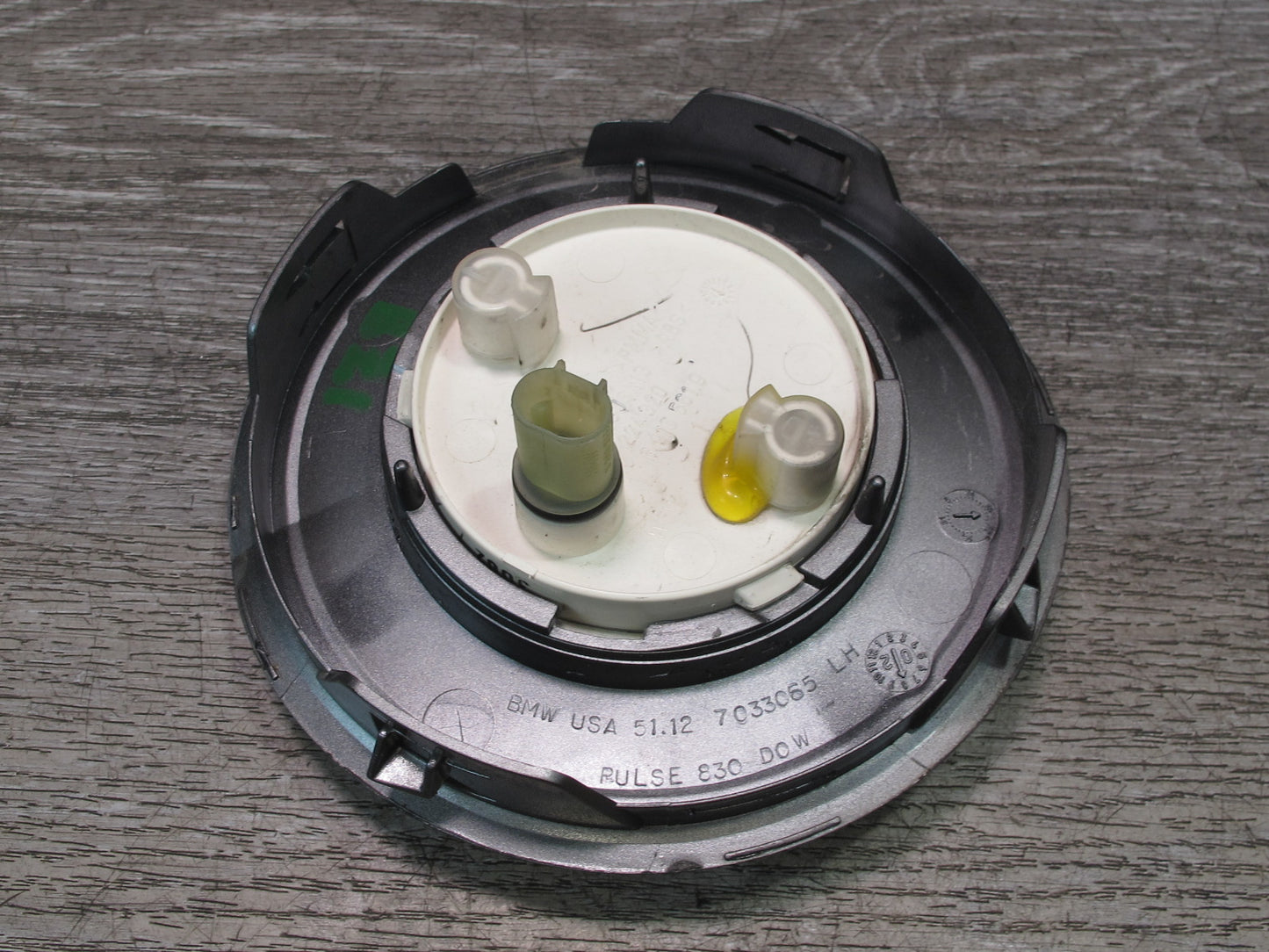 03-08 BMW E85 Z4 Front Left & Right Fender Marker Light w Trim Cover Set OEM