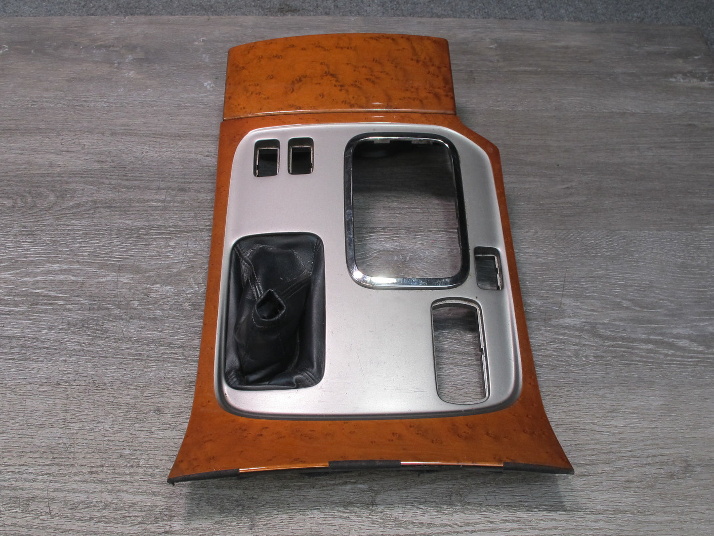 03-07 Lexus LX470 Front & Rear Door Center Console Shifter Radio Wood Trim Set