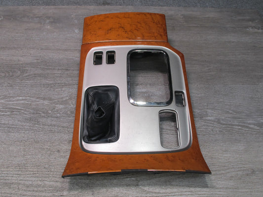 03-07 Lexus LX470 Front & Rear Door Center Console Shifter Radio Wood Trim Set