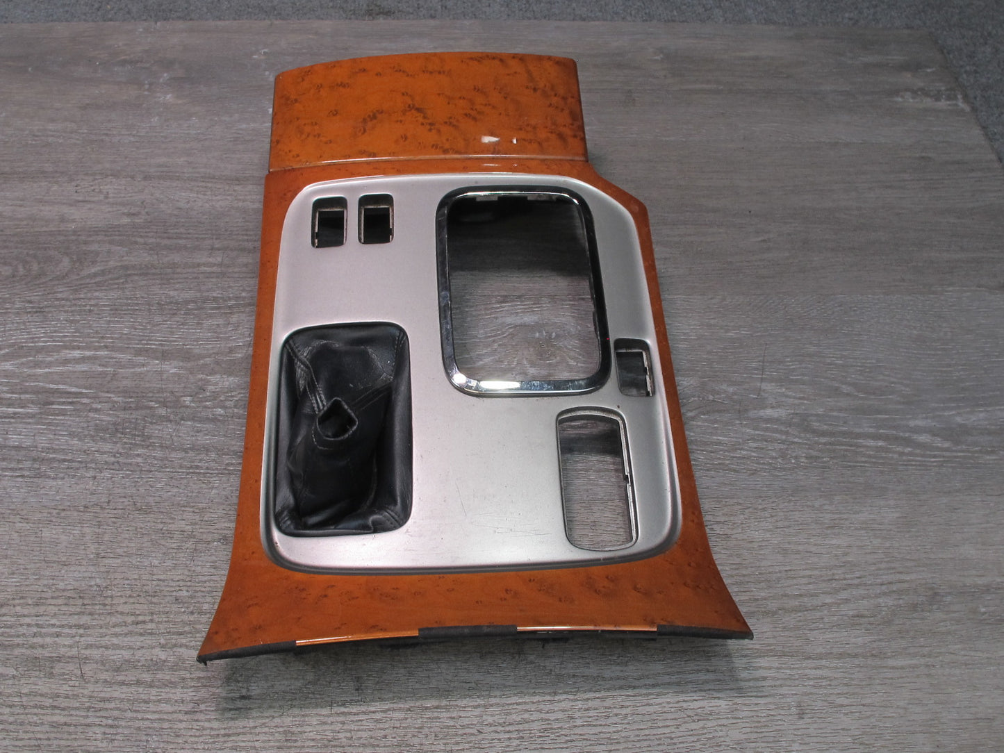 03-07 Lexus LX470 Front & Rear Door Center Console Shifter Radio Wood Trim Set