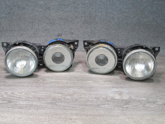 87-89 BMW E30 325i Set of 2 Front Left & Right Halogen Headlight Lamp OEM