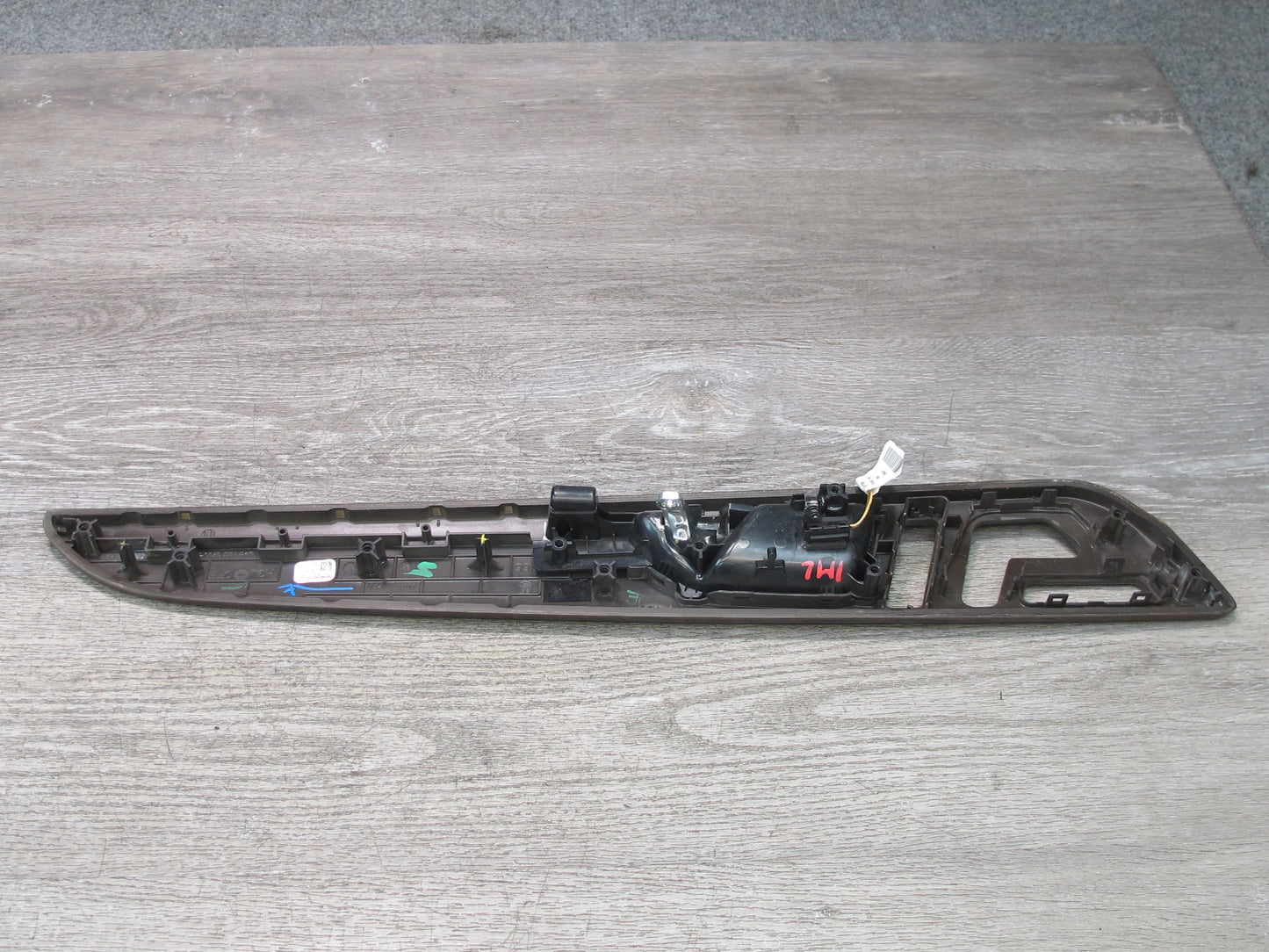 12-15 Mercedes W166 Ml-class 7pcs Dash Door Trim Set Eucalyptus Wood OEM