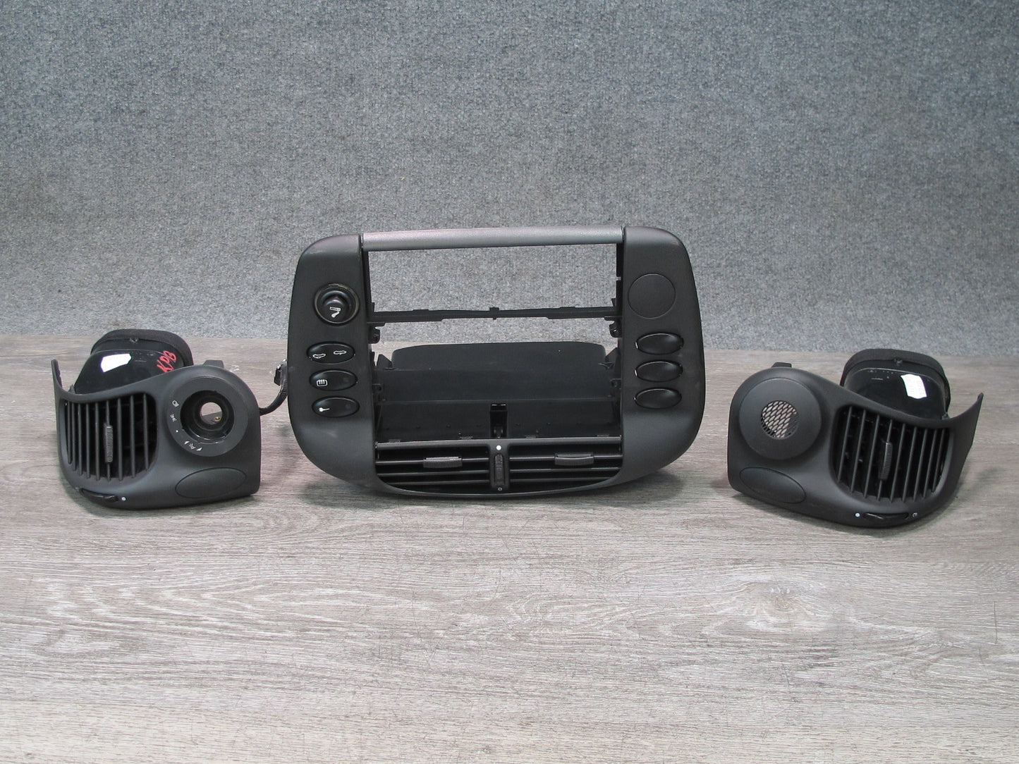 97-04 Porsche Boxster 986 Dash Left Center Right A/C Heater Air Vent Grille Set