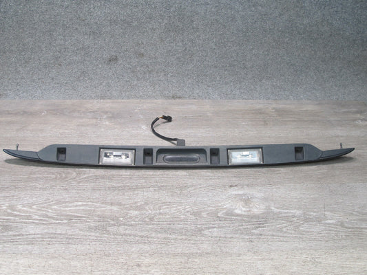 01-06 BMW E46 325Ci 330Ci Coupe Rear Trunk Lid Handle Finish Trim License Light