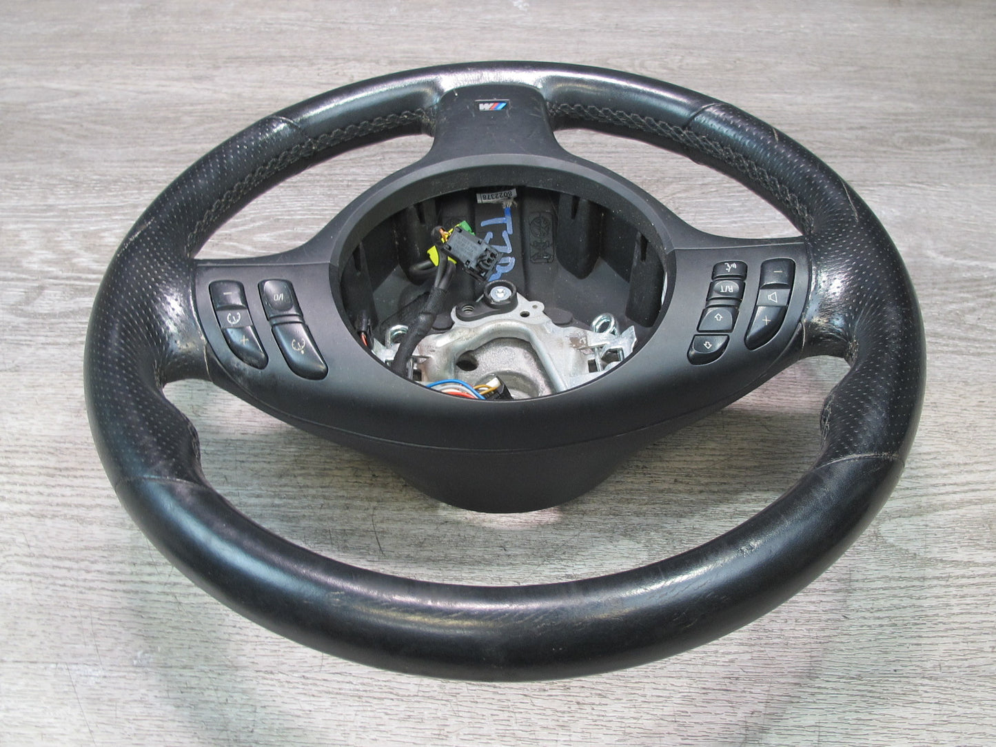 05-06 BMW E46 330Ci M54 M-sport Leather Steering Black w Controls OEM