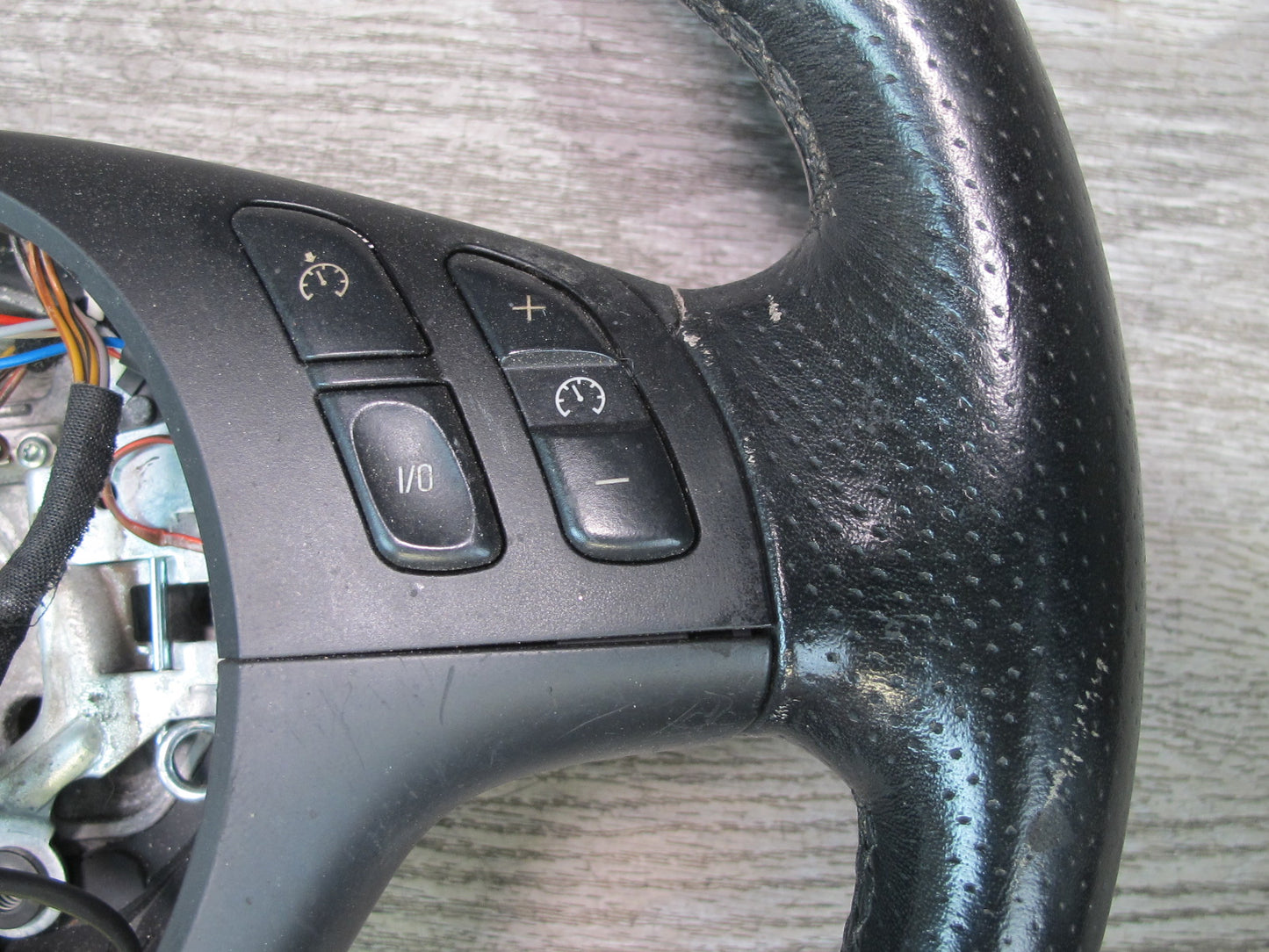 05-06 BMW E46 330Ci M54 M-sport Leather Steering Black w Controls OEM