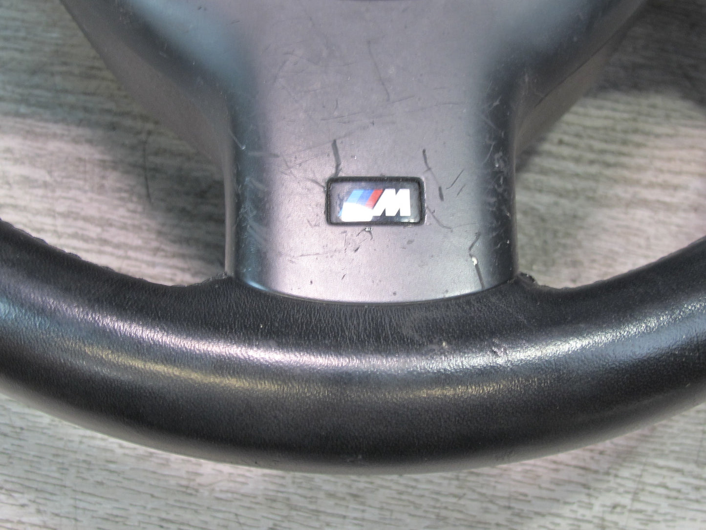 05-06 BMW E46 330Ci M54 M-sport Leather Steering Black w Controls OEM