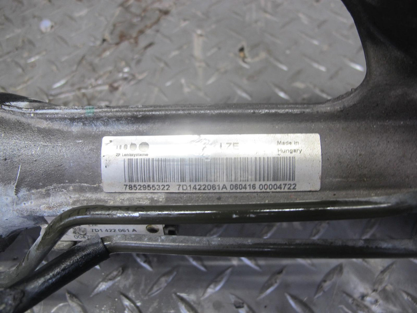 01-03 VW Eurovan T4 Power Steering Rack & Pinion 77k Miles 7D1422061A OEM