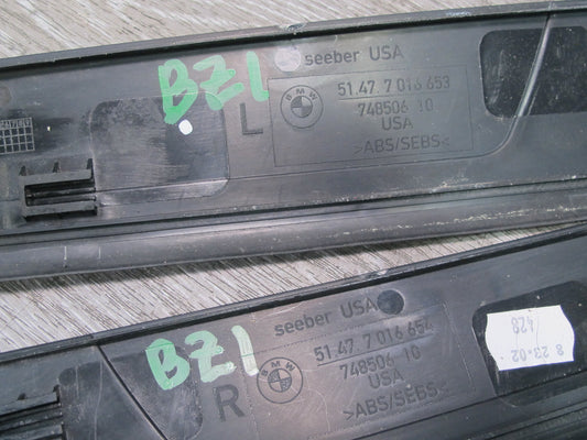 03-16 BMW E89 E86 E85 Z4 Set of 2 Left & Right Door Sill Scuff Plate Trim OEM