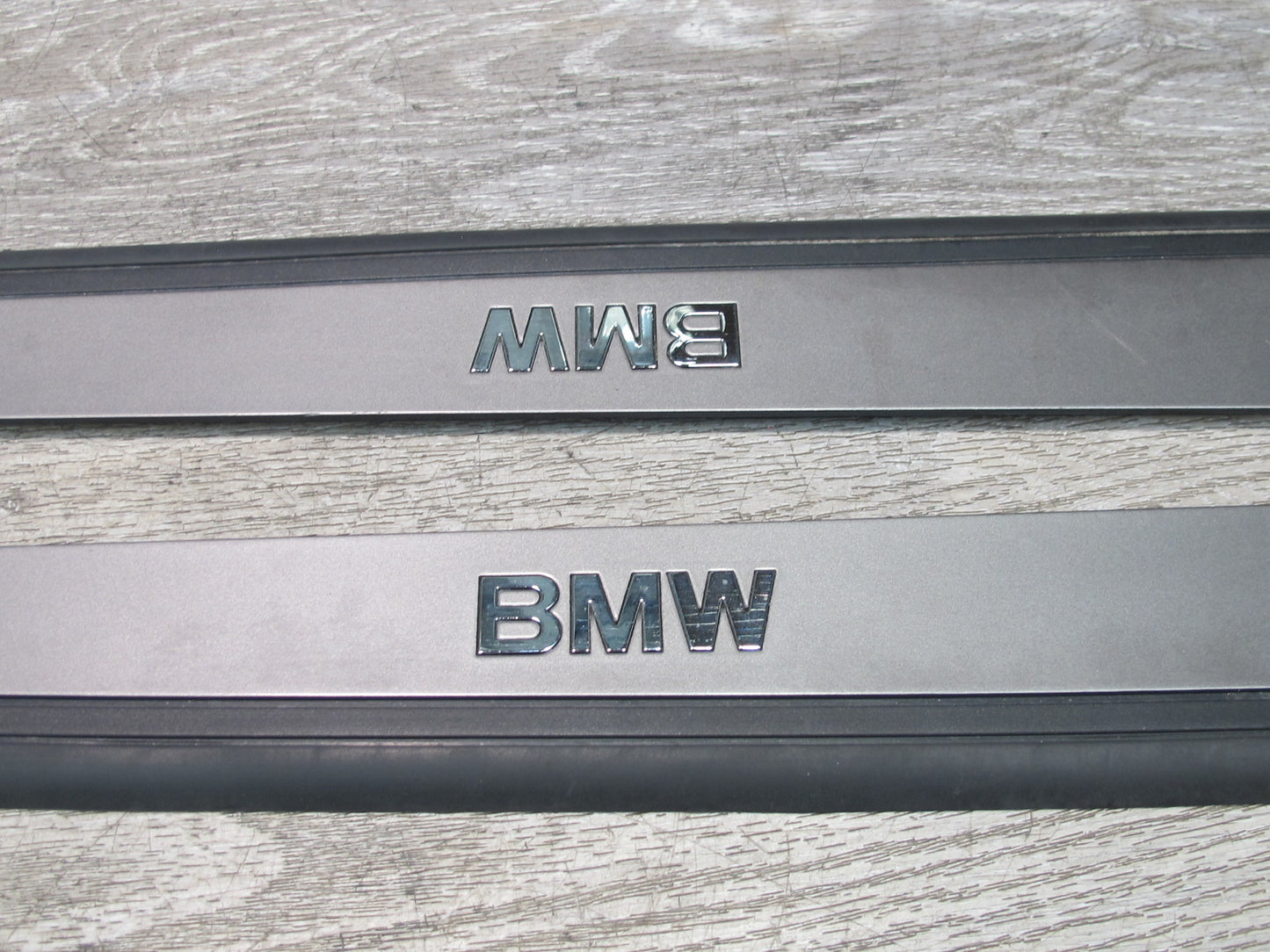 03-16 BMW E89 E86 E85 Z4 Set of 2 Left & Right Door Sill Scuff Plate Trim OEM
