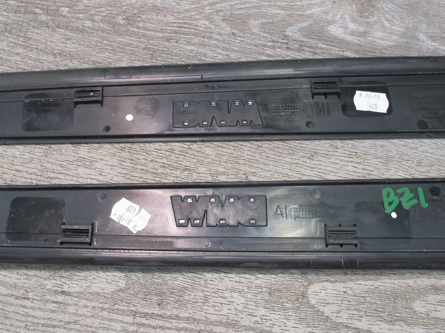 03-16 BMW E89 E86 E85 Z4 Set of 2 Left & Right Door Sill Scuff Plate Trim OEM