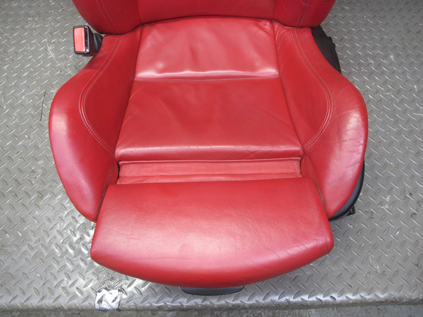 06-08 BMW E85 Z4 Set of 2 M Sport Front Left Right Heat Memory Leather Seat OEM