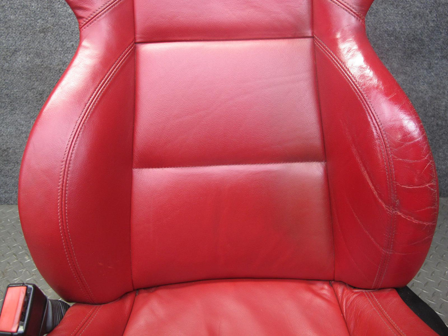 06-08 BMW E85 Z4 Set of 2 M Sport Front Left Right Heat Memory Leather Seat OEM