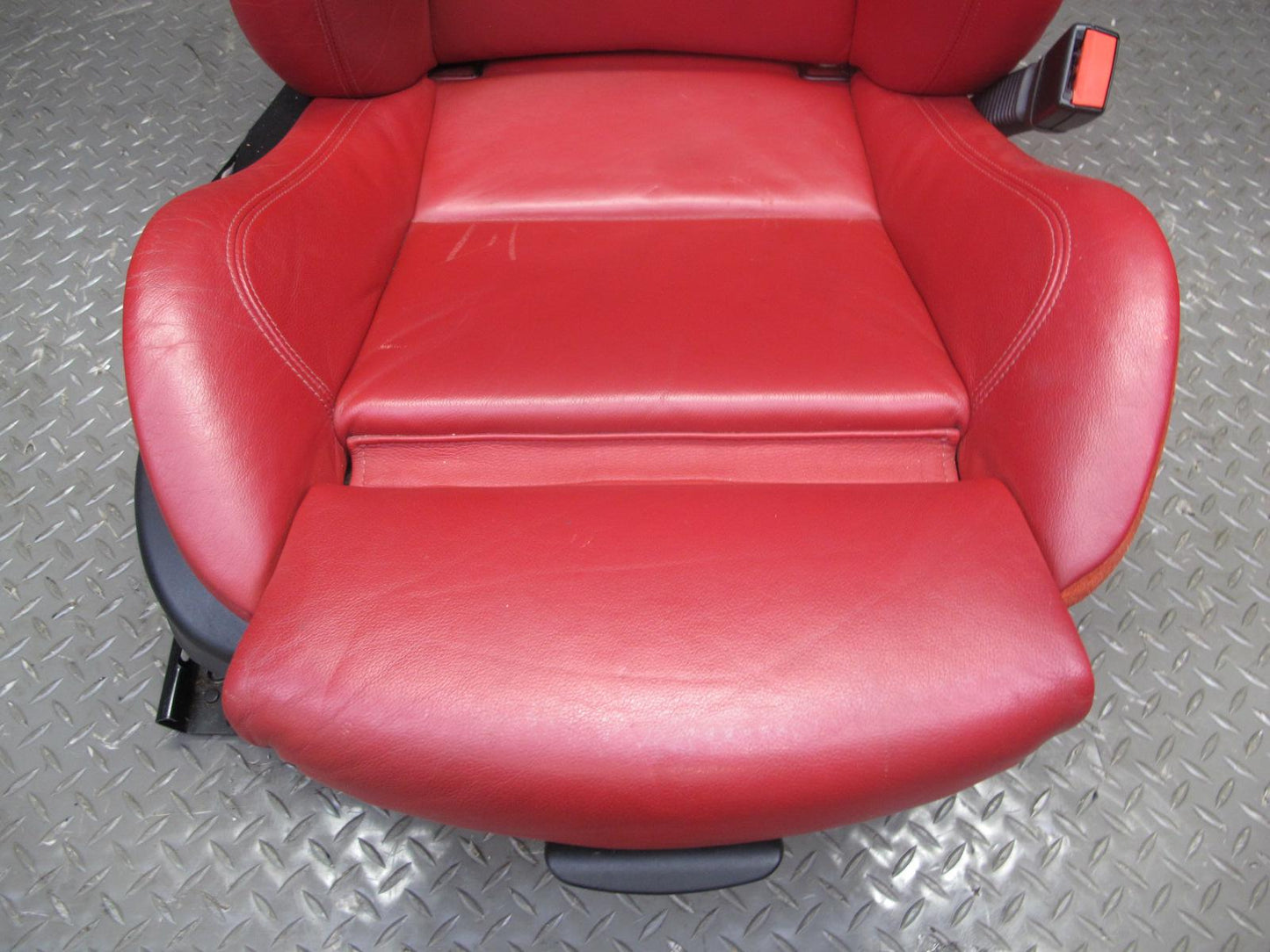 06-08 BMW E85 Z4 Set of 2 M Sport Front Left Right Heat Memory Leather Seat OEM