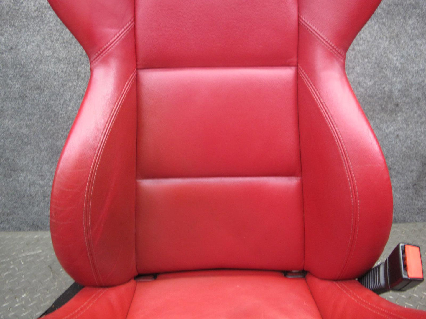 06-08 BMW E85 Z4 Set of 2 M Sport Front Left Right Heat Memory Leather Seat OEM