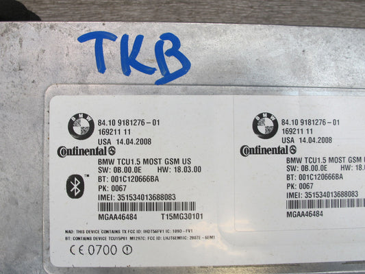2008-2013 BMW E90 E92 M3 328i 335i Telematics Bluetooth Communication Module