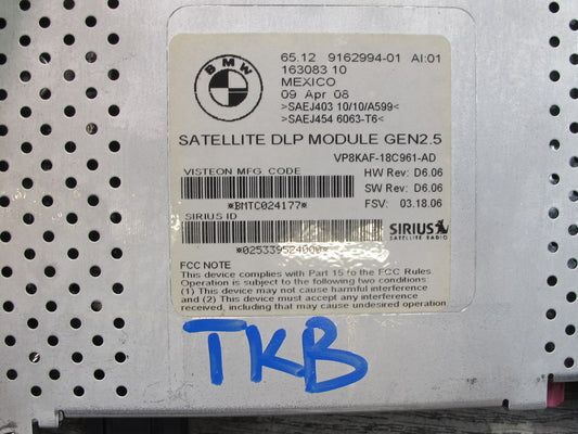 2008-2013 BMW E90 E91 E92 E93 M3 328i 335i Satellite Radio Receiver Module