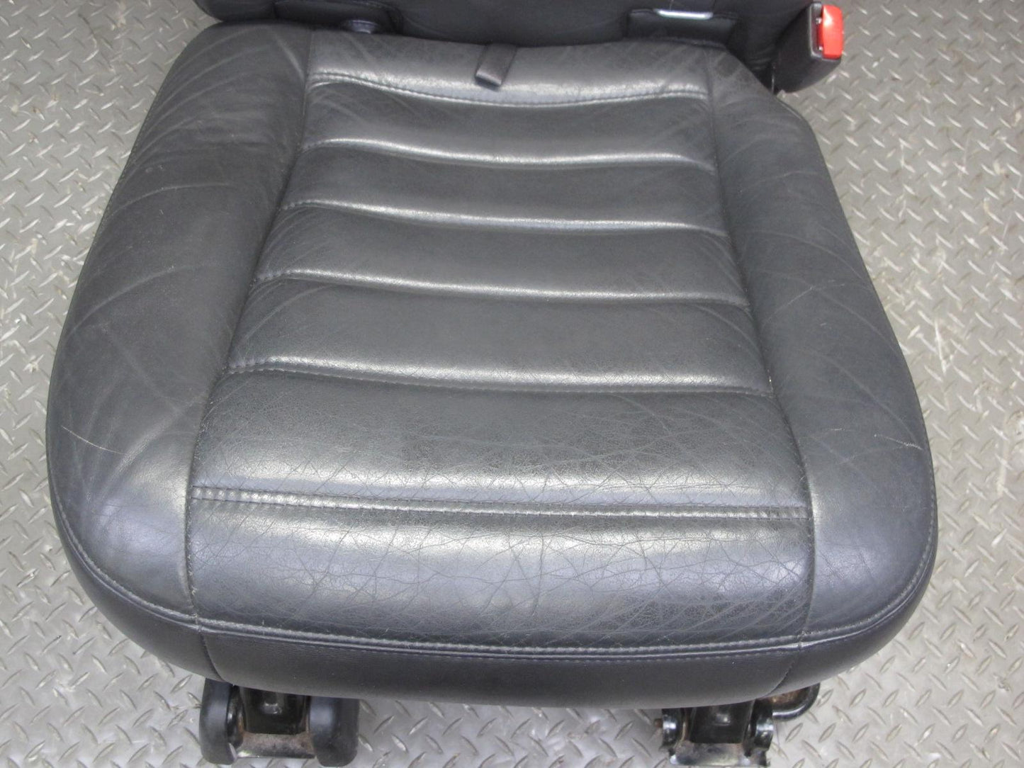 2005-2007 Hummer H2 Rear 2ND ROW Left & Right Side Leather Seat Set of 2 Black