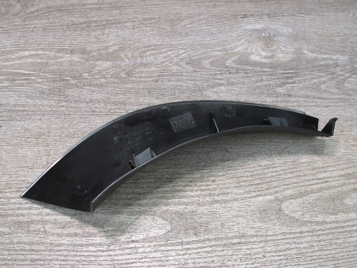 03-08 BMW E85 Z4 Set of 2 Interior B Pillar Lower Door Sill Trim Panel Black OEM