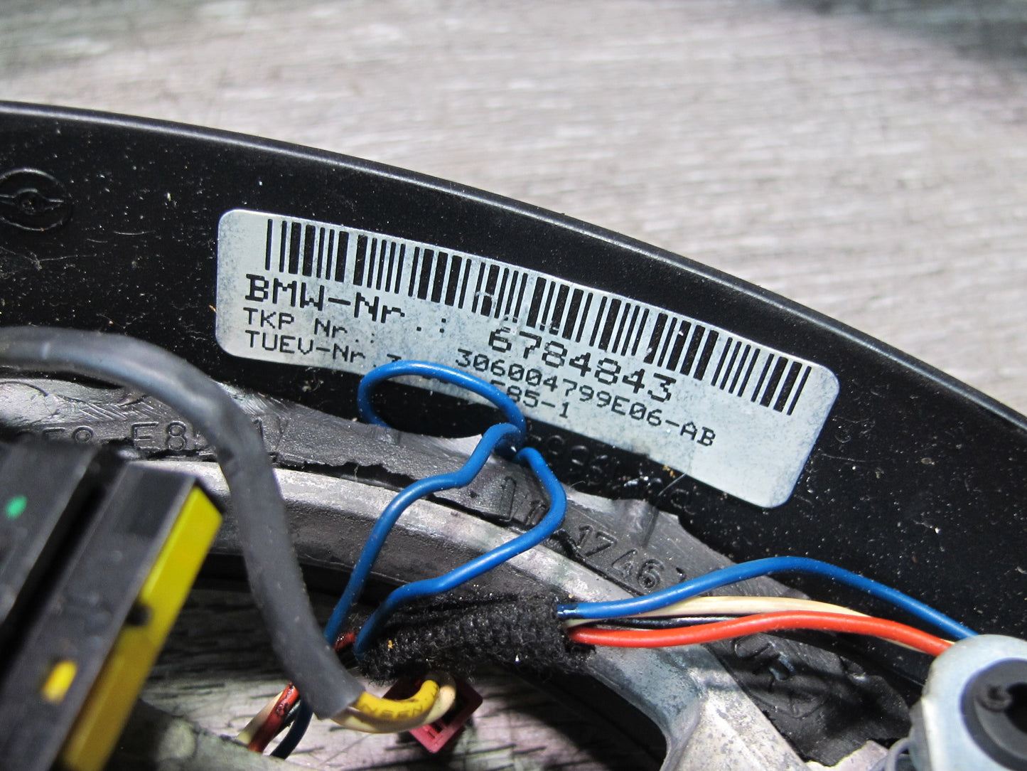 07-08 BMW E86 E85 Z4 A/T Leather Sport Multifunction Steering w Paddles OEM