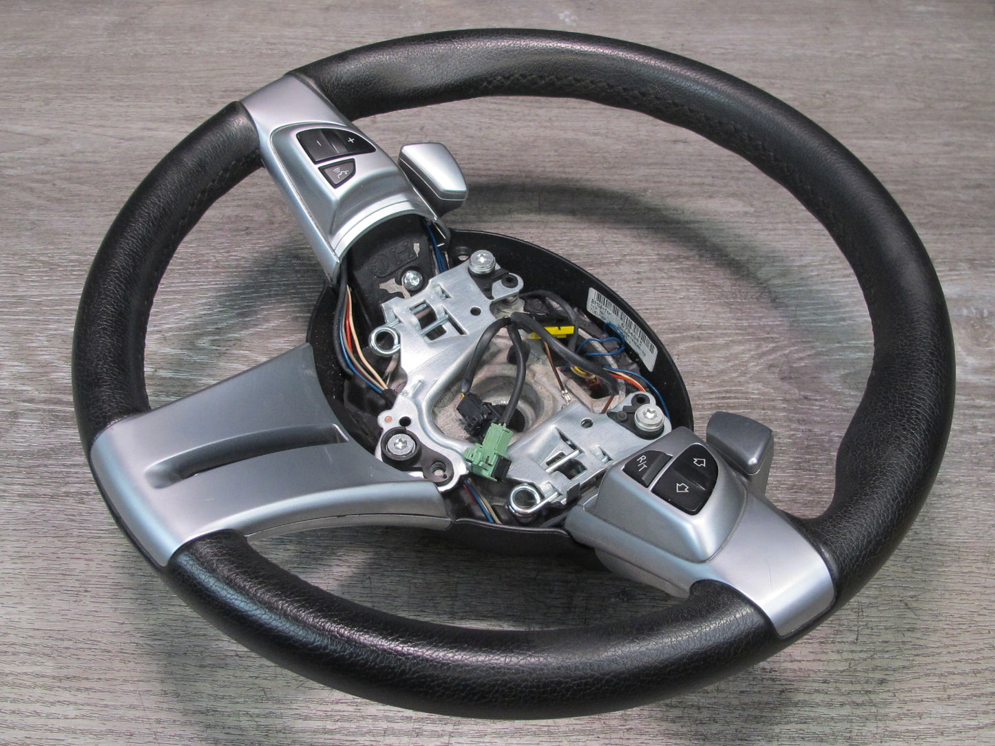 07-08 BMW E86 E85 Z4 A/T Leather Sport Multifunction Steering w Paddles OEM