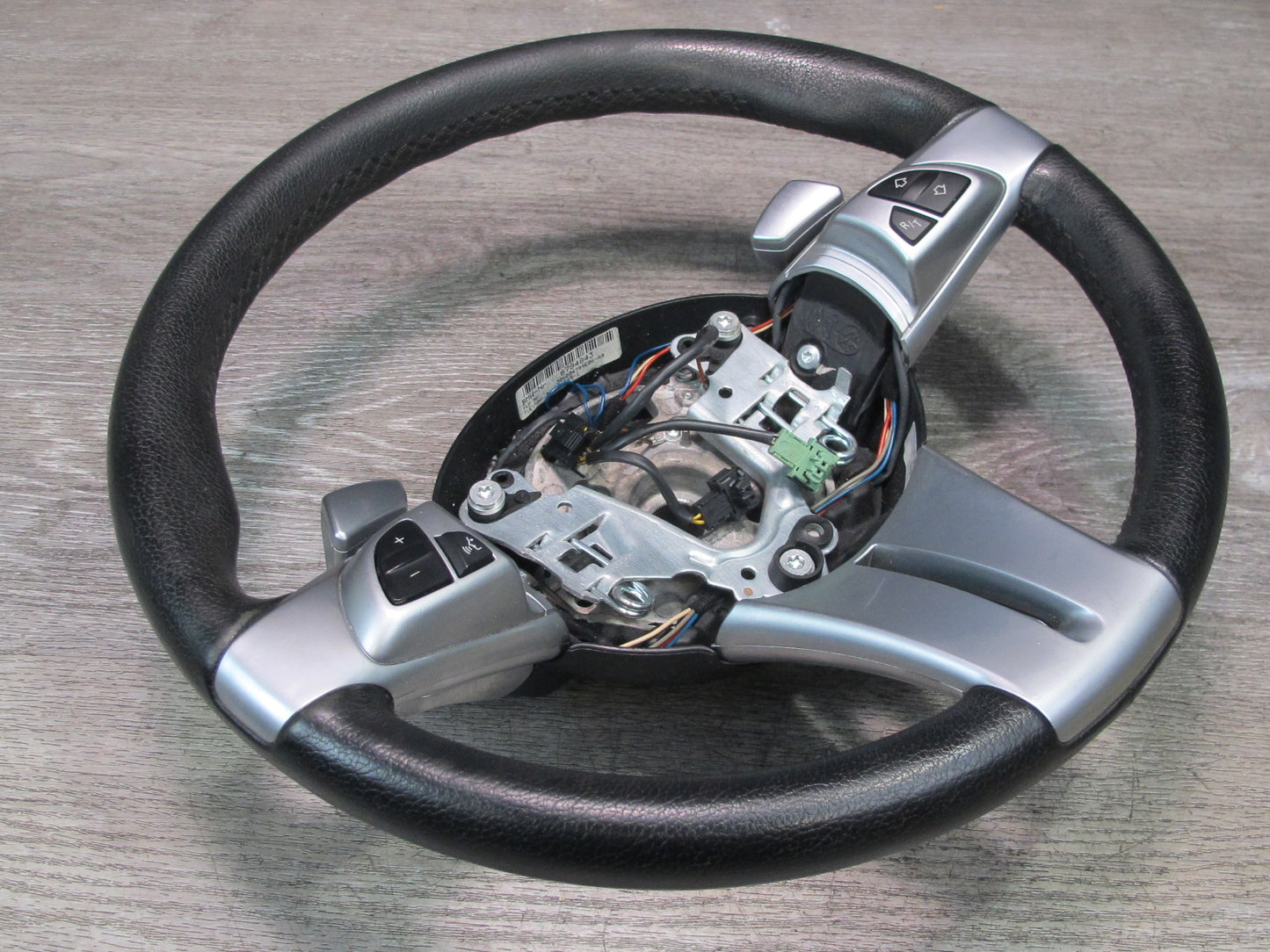 07-08 BMW E86 E85 Z4 A/T Leather Sport Multifunction Steering w Paddles OEM